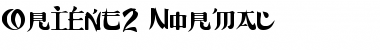 Download Orient2 Normal Font Title Preview