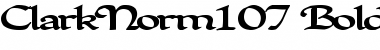 Download ClarkNorm107 Bold Font Title Preview