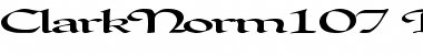 Download ClarkNorm107 Regular Font Title Preview