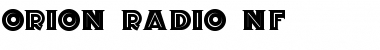 Download Orion Radio NF Regular Font Title Preview