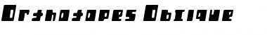 Download Orthotopes Regular Font Title Preview