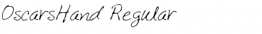 Download OscarsHand Regular Font Title Preview