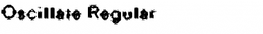 Download Oscillate Regular Font Title Preview
