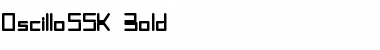 Download OscilloSSK Bold Font Title Preview