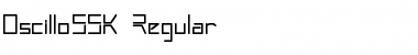 Download OscilloSSK Regular Font Title Preview