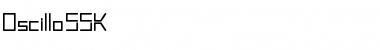 Download OscilloSSK Regular Font Title Preview