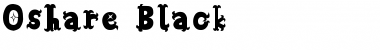 Download Oshare Black Regular Font Title Preview