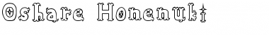 Download Oshare Honenuki Regular Font Title Preview