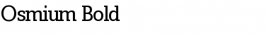 Download Osmium Bold Font Title Preview