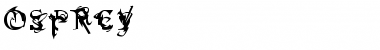 Download Osprey Medium Font Title Preview
