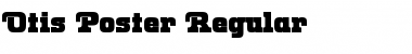 Download Otis-Poster Regular Font Title Preview