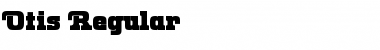 Download Otis Regular Font Title Preview