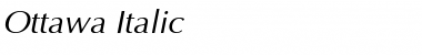 Download Ottawa Italic Font Title Preview