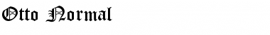 Download Otto Normal Font Title Preview