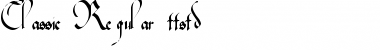 Download Classic Regular Font Title Preview