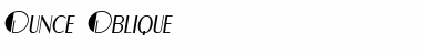 Download Ounce Oblique Font Title Preview