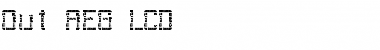Download Out AEG LCD Regular Font Title Preview