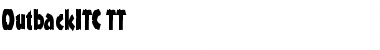 Download OutbackITC TT Regular Font Title Preview