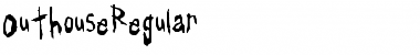 Download Outhouse Regular Font Title Preview