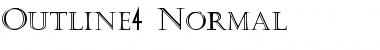 Download Outline 4 Normal Font Title Preview
