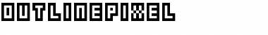 Download OutlinePixel Regular Font Title Preview