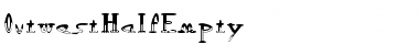 Download OutwestHalfEmpty Regular Font Title Preview