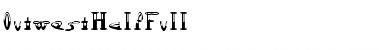 Download OutwestHalfFull Roman Font Title Preview
