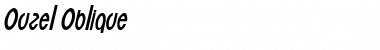 Download Ouzel Oblique Font Title Preview