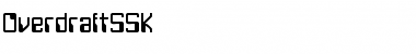 Download OverdraftSSK Regular Font Title Preview