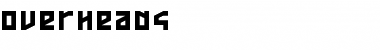 Download Overheads Regular Font Title Preview