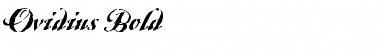 Download Ovidius Bold Font Title Preview
