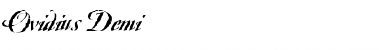 Download Ovidius Demi Font Title Preview