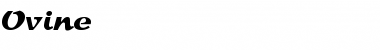 Download Ovine Normal Font Title Preview