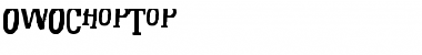 Download OWOChopTop Regular Font Title Preview