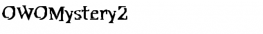 Download OWOMystery2 Regular Font Title Preview