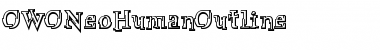 Download OWONeoHumanOutline Regular Font Title Preview