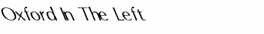 Download Oxford In The Left Regular Font Title Preview