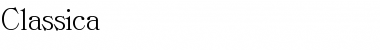 Download Classica Regular Font Title Preview