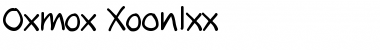 Download Oxmox Regular Font Title Preview