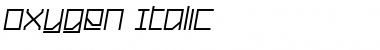 Download Oxygen Italic Font Title Preview