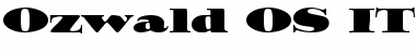Download Ozwald OS ITC TT Regular Font Title Preview