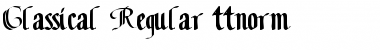 Download Classic Regular Font Title Preview