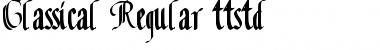 Download Classic Regular Font Title Preview