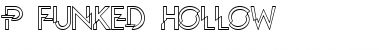 Download P Funked Hollow Regular Font