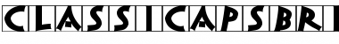 Download ClassiCapsBricks Black Font Title Preview