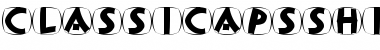 Download ClassiCapsShields Regular Font Title Preview