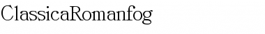 Download ClassicaRoman.fog fog Font Title Preview