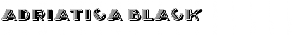 Download Adriatica Black Regular Font Title Preview