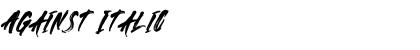 Download Against Italic Italic Font Title Preview
