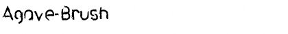 Download Agave-Brush Brush Font Title Preview